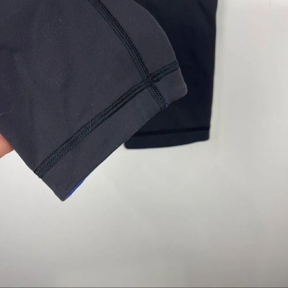 Lululemon Wunder Under Crop III Reversible Leggings Black/Blue Size 6 Womens - Picture 12 of 12